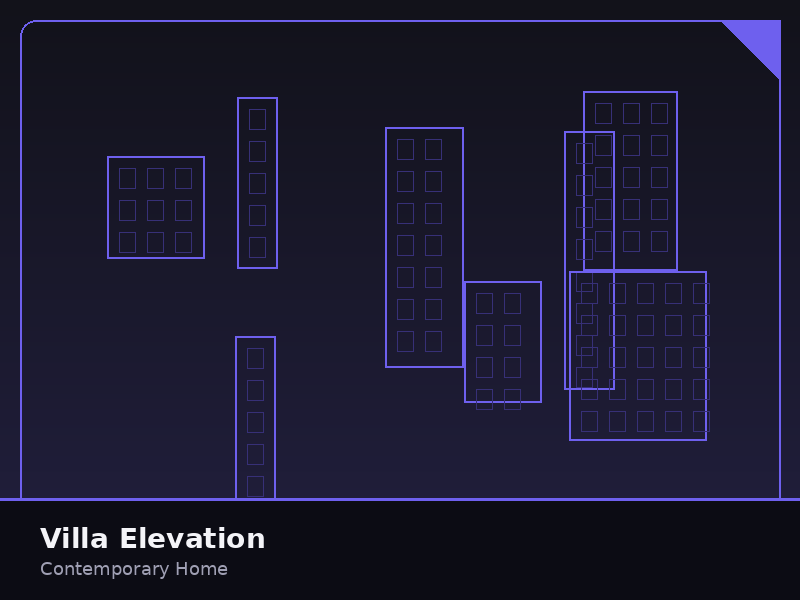 Modern Villa Elevation